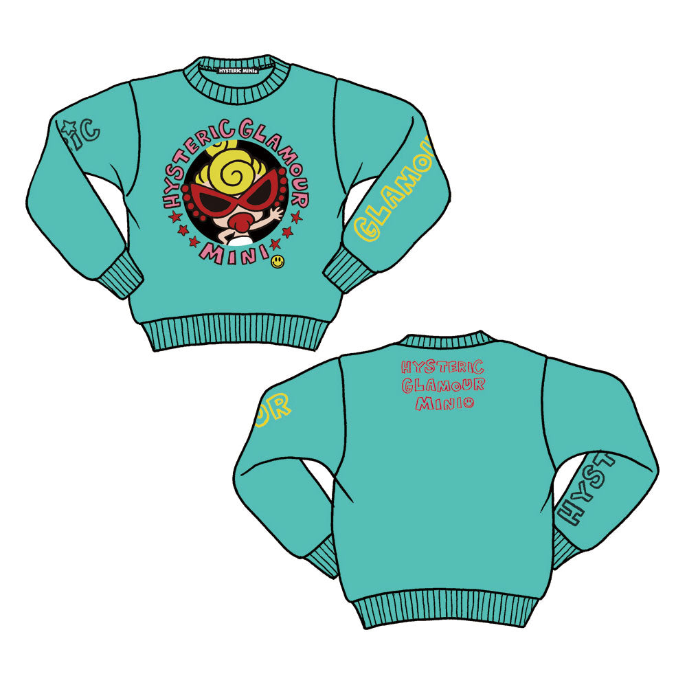 SMILE WITH SELFISH BABY 裏毛トレーナー