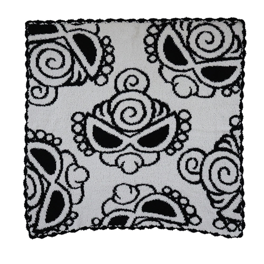 MINI FACE シェニールブランケット