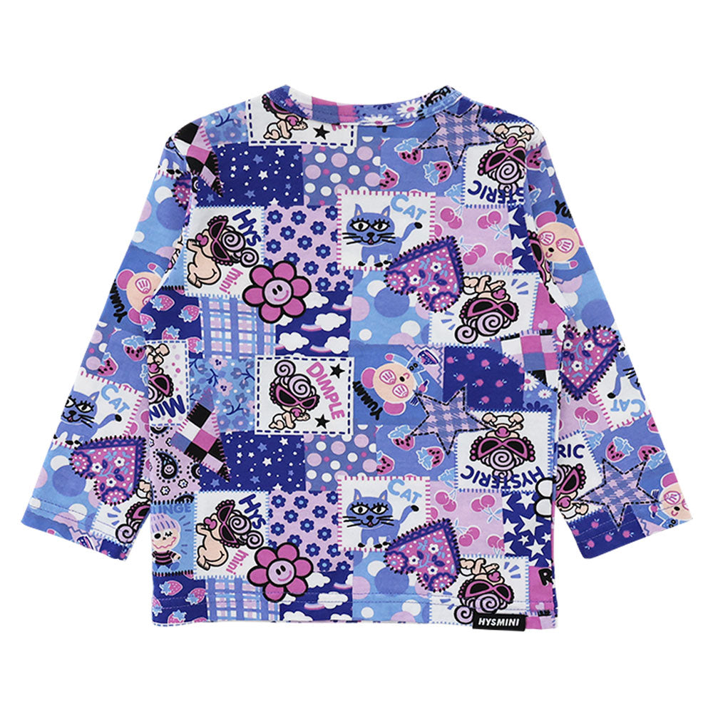 SCRAP PATCHWORK総柄 長袖Tシャツ