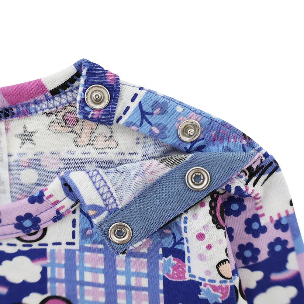 SCRAP PATCHWORK総柄 長袖Tシャツ