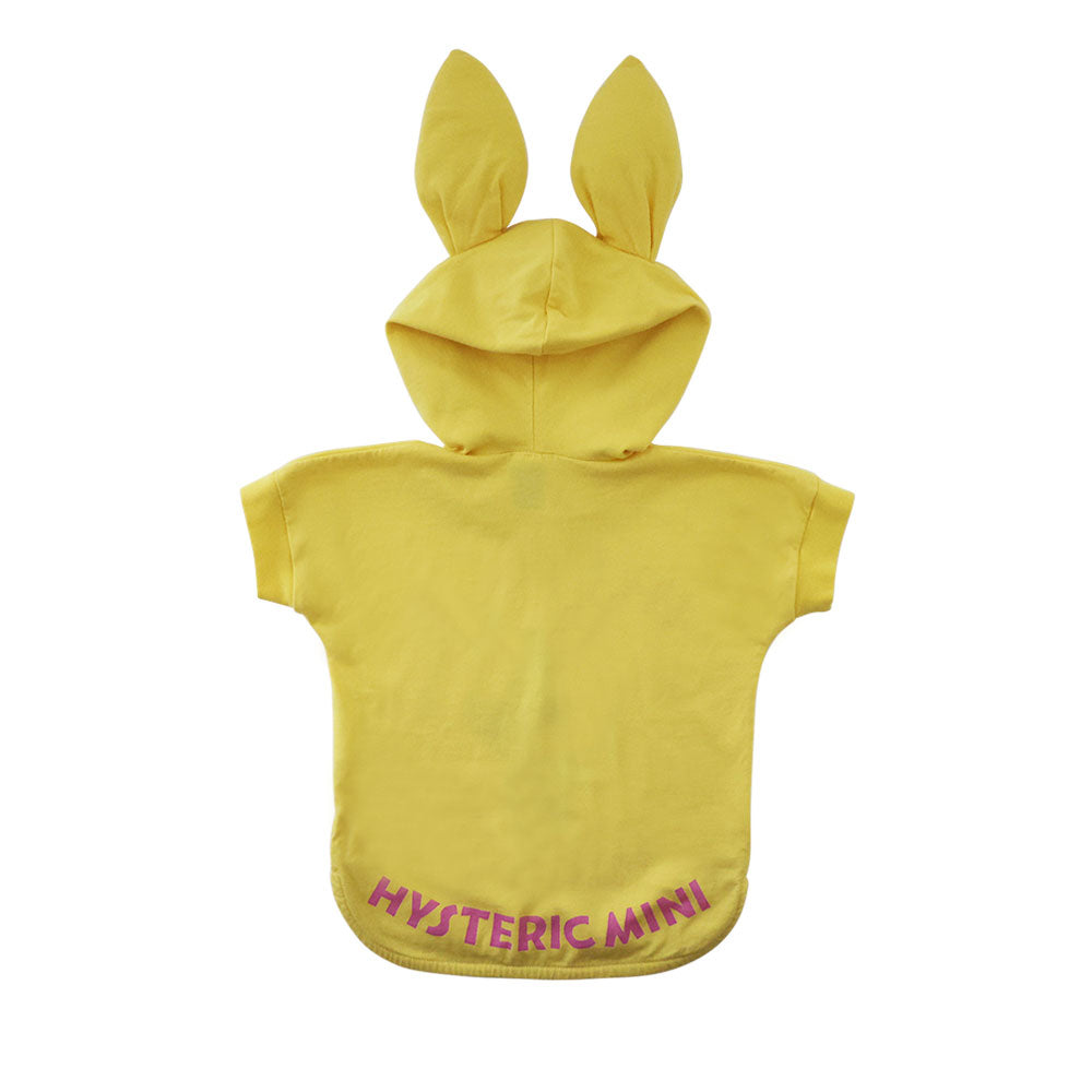 ゆ*ぅ様 HYSTERIC MINI ウサギフード Tシャツ LITTLE BUNNY HOODIE耳付き 半袖Tシャツ – Hystericmini OnlineStore
