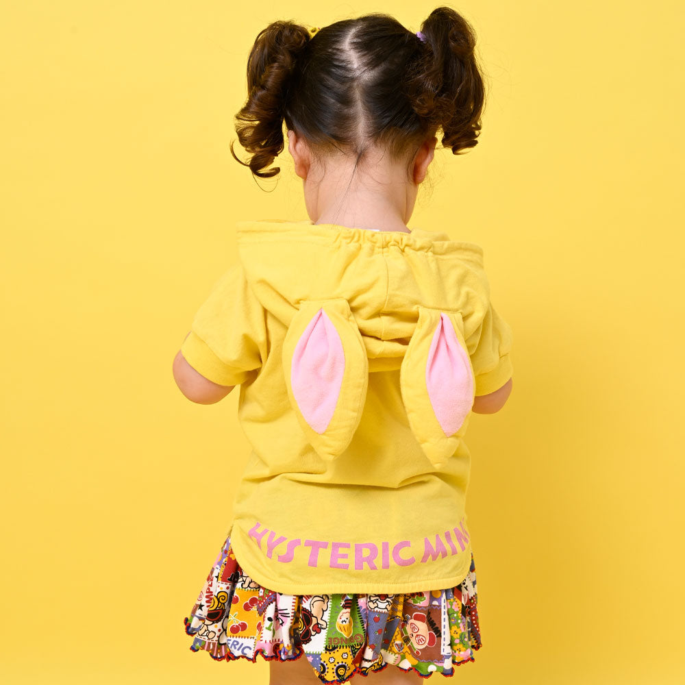 LITTLE BUNNY HOODIE耳付き 半袖Tシャツ