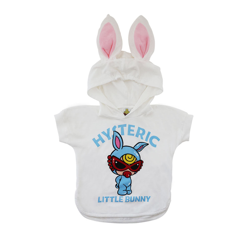 LITTLE BUNNY HOODIE耳付き 半袖Tシャツ