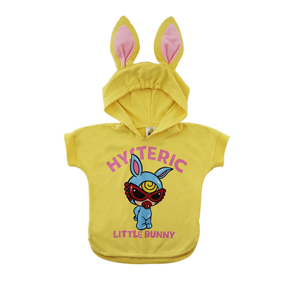 LITTLE BUNNY HOODIE耳付き 半袖Tシャツ