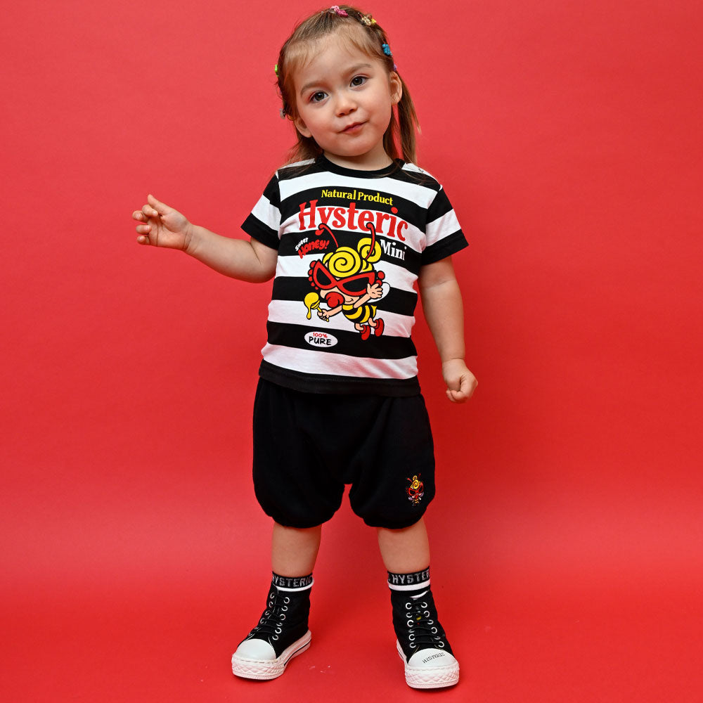 LITTLE BEE ボーダー半袖Tシャツ