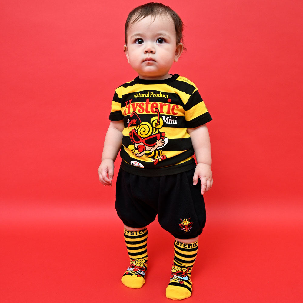 LITTLE BEE ボーダー半袖Tシャツ