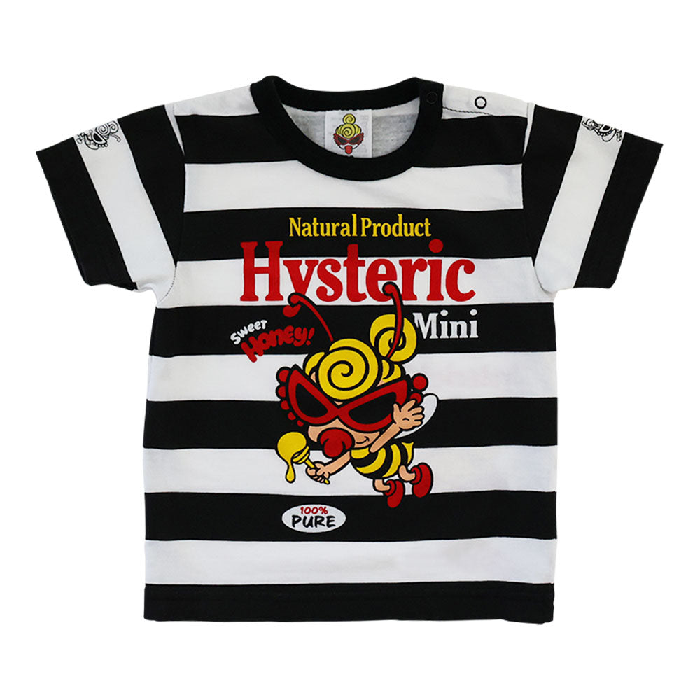 LITTLE BEE ボーダー半袖Tシャツ