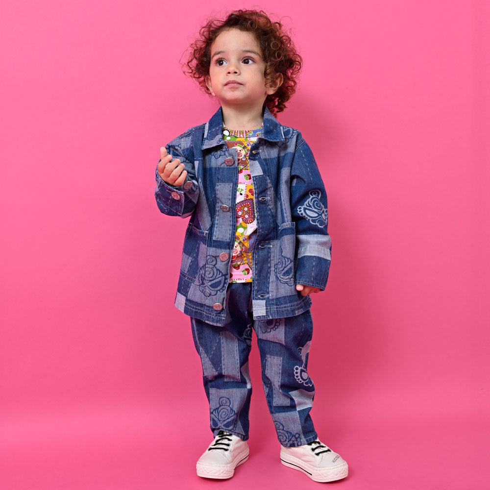 PATCHWORK DENIM ジャガード ジャケット