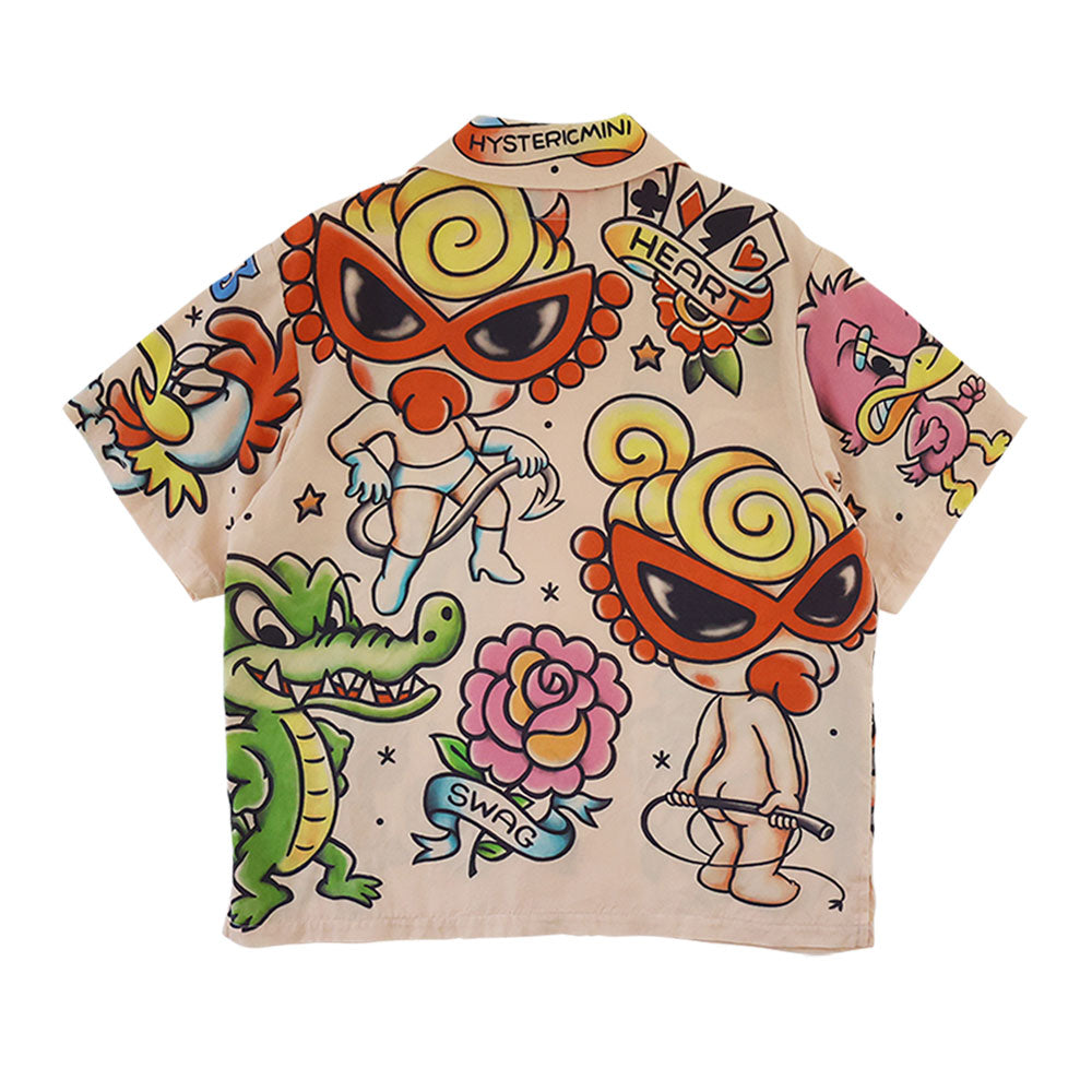 PARLOUR TATTOO Viscotex シャツ