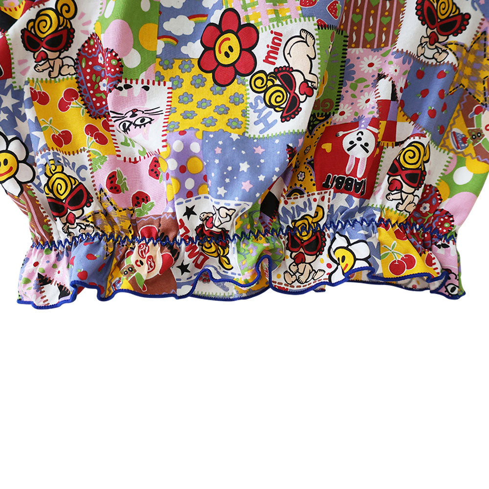 SCRAP PATCHWORK総柄 ショート丈チュニック