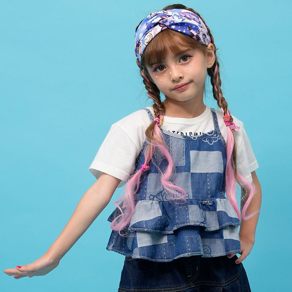 PATCHWORK DENIM ジャガード ショート丈 チュニック