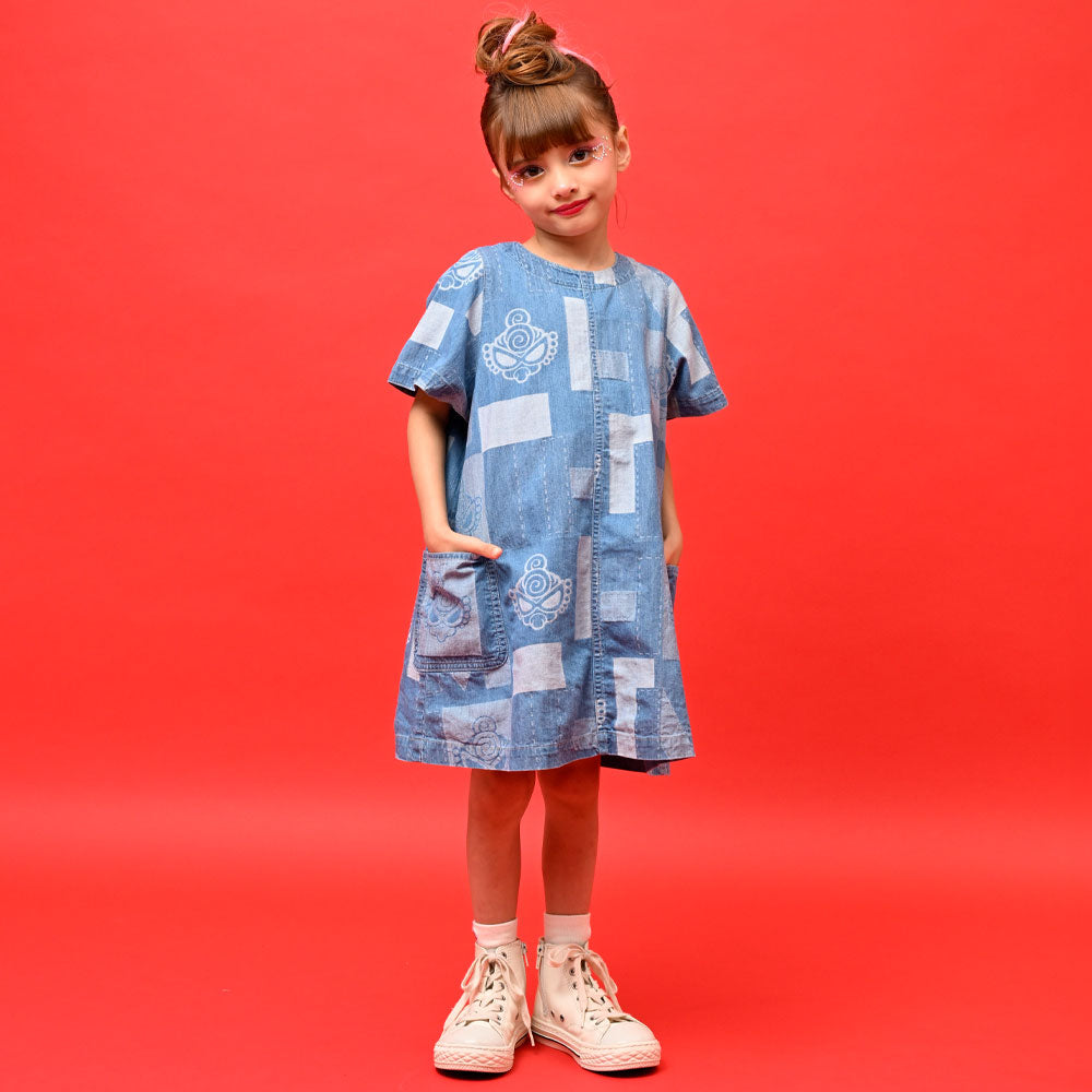 PATCHWORK DENIM JQ ワンピース