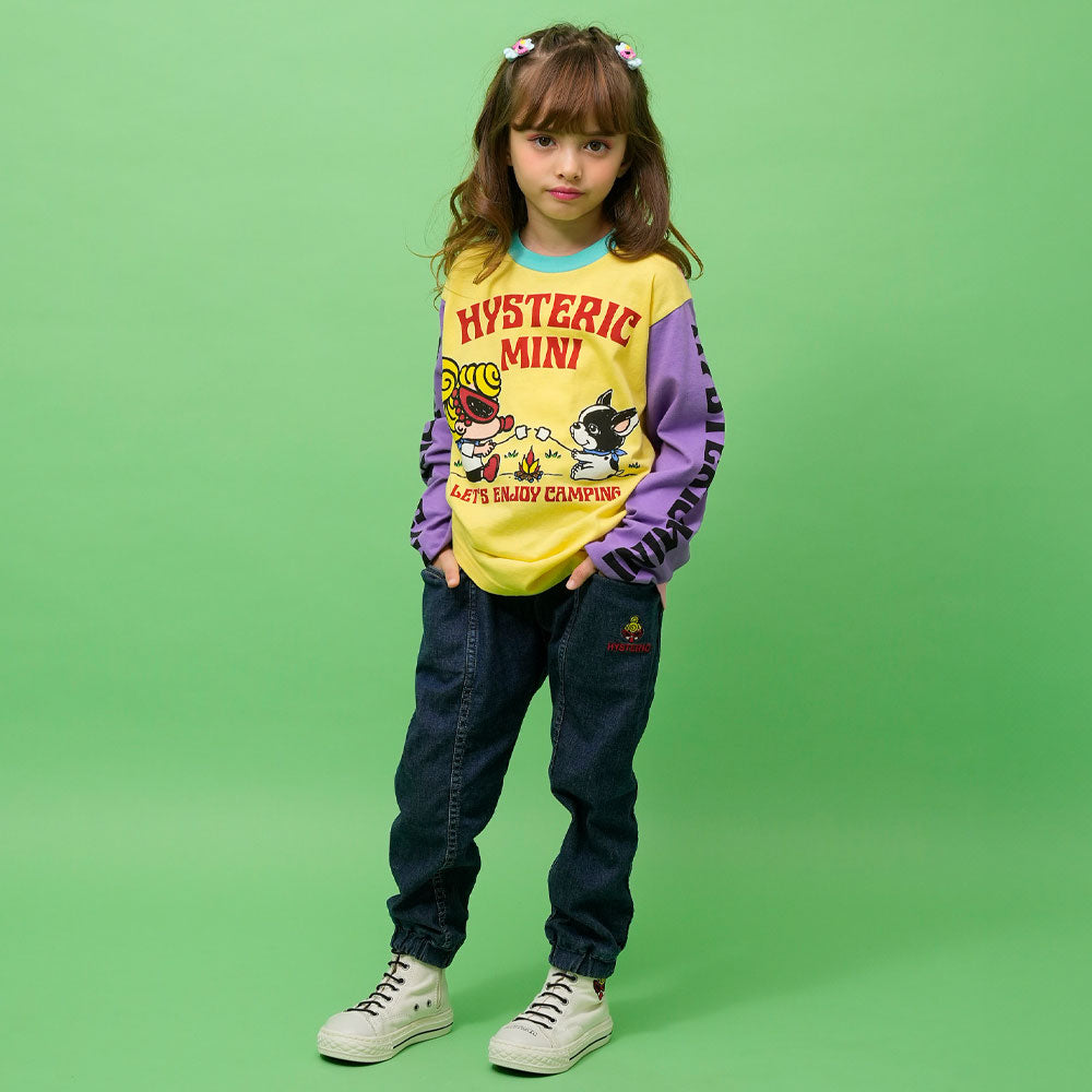 ストレッチデニム 10分丈パンツ