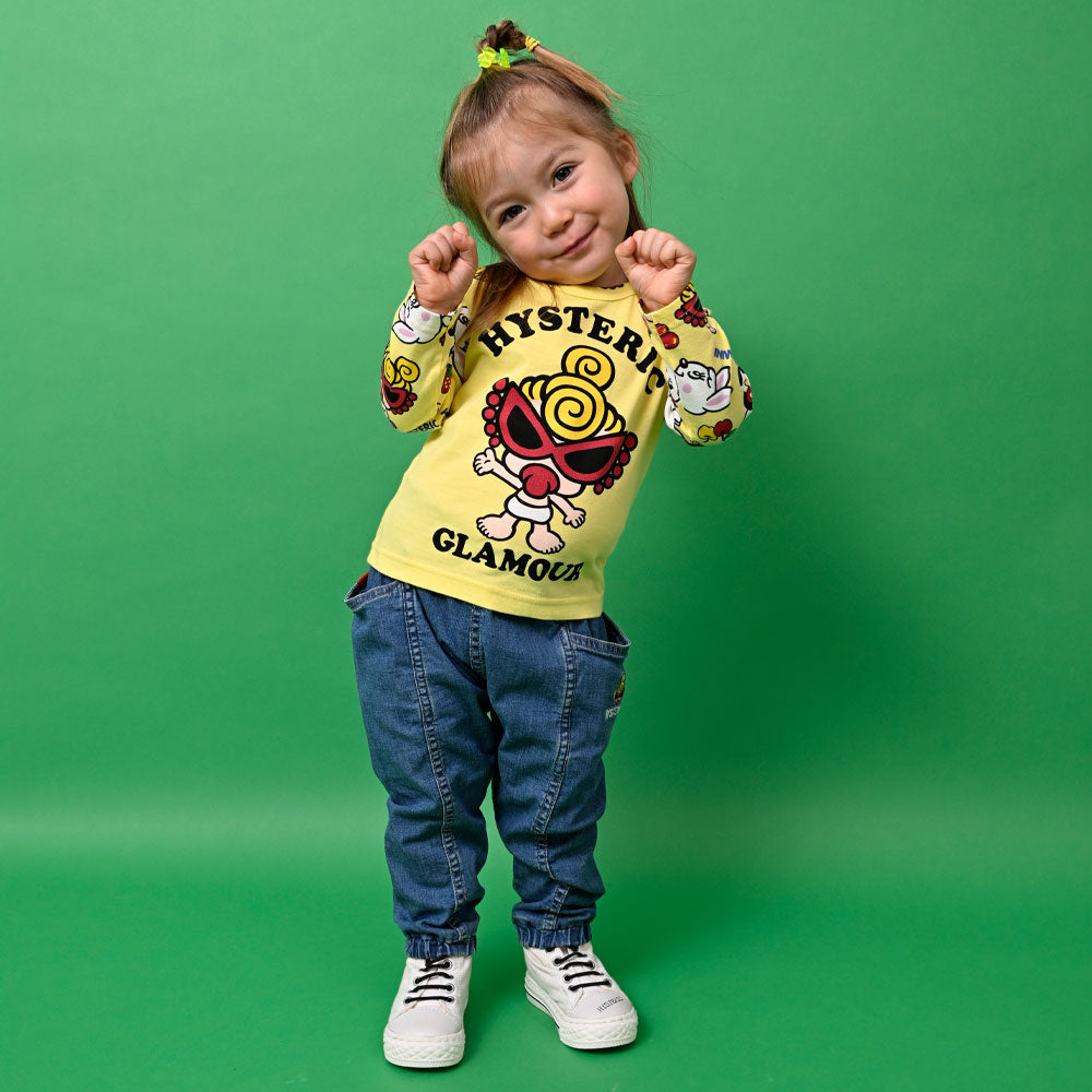 ストレッチデニム 10分丈パンツ