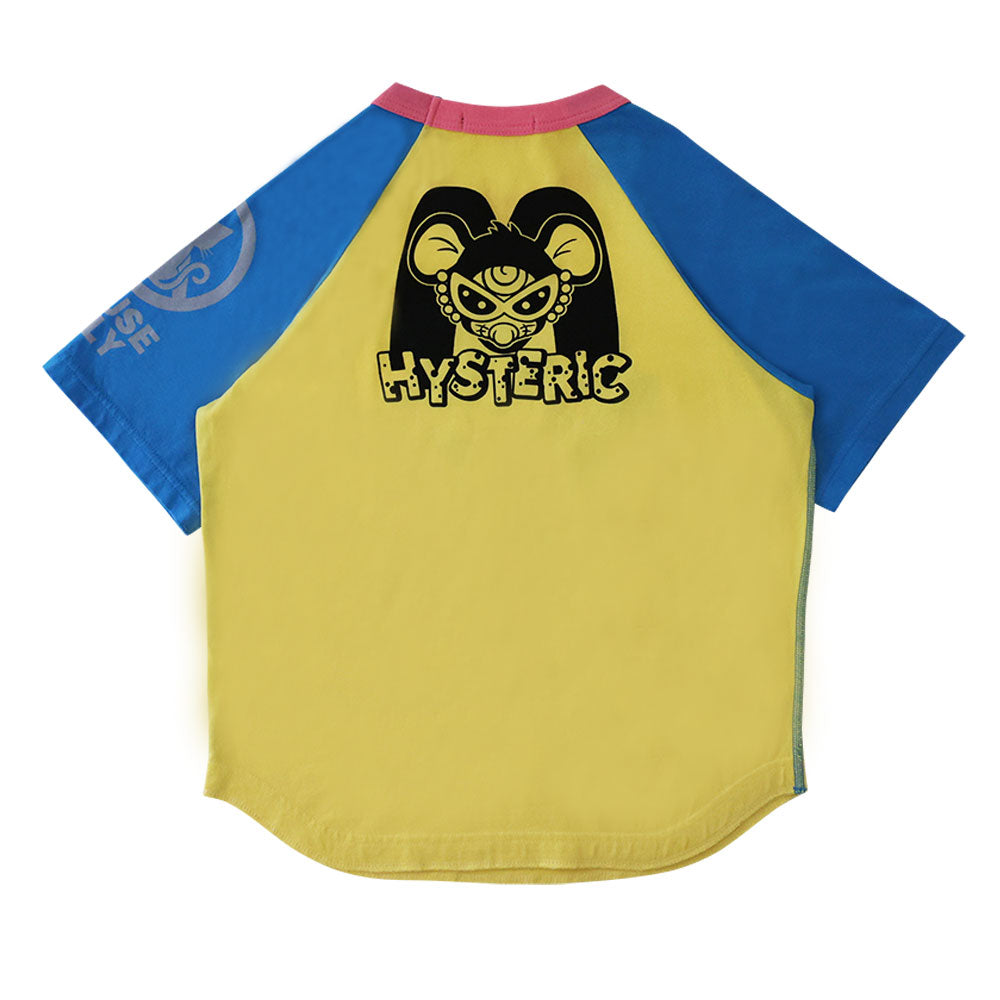 MOUSY MINI AT YOUR DOOR ラグラン半袖Tシャツ