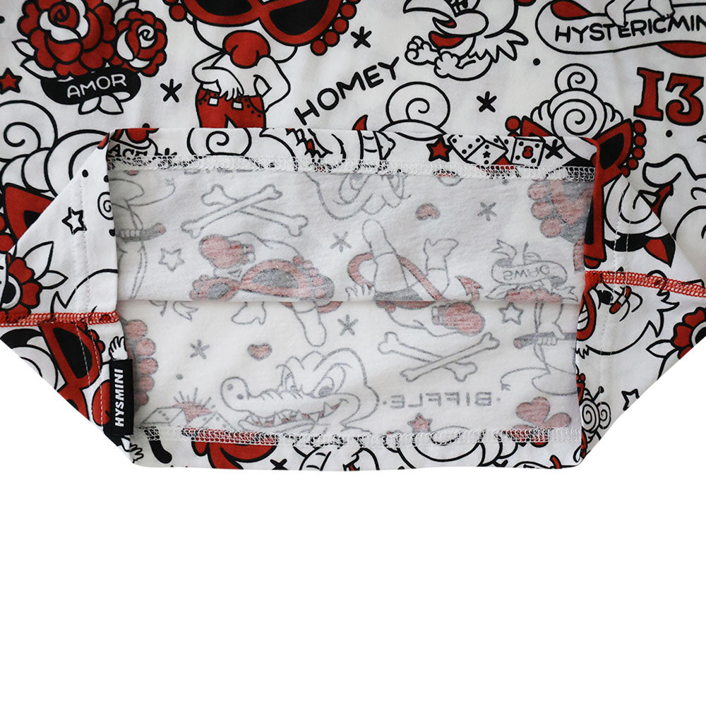 TATTOO PARLOUR総柄 半袖Tシャツ