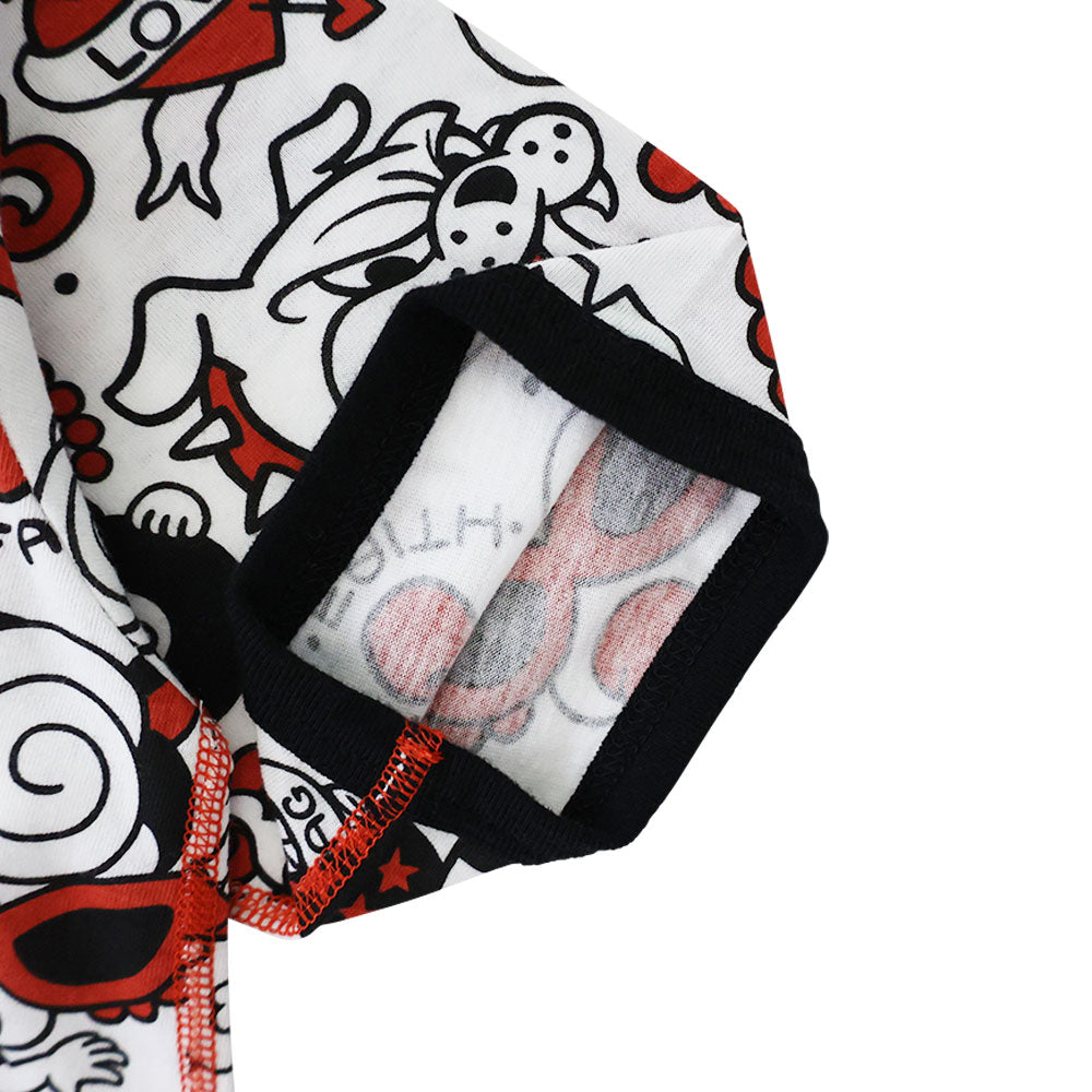 TATTOO PARLOUR総柄 半袖Tシャツ