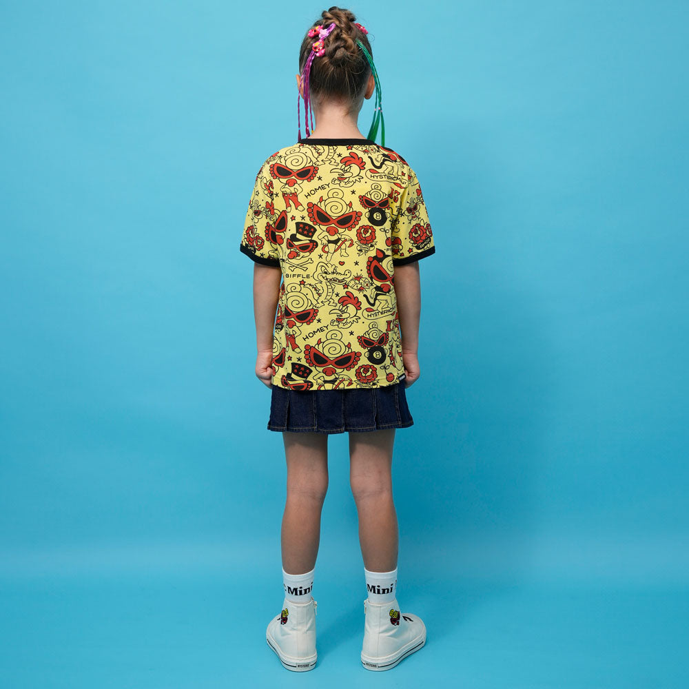 TATTOO PARLOUR総柄 半袖Tシャツ