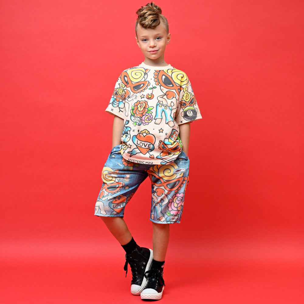 PARLOUR TATTOO Viscotex 半袖Tシャツ