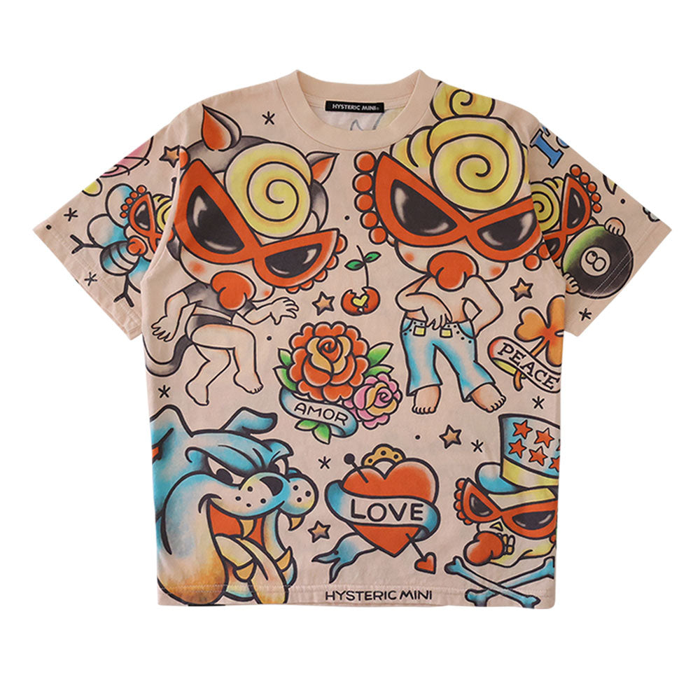 PARLOUR TATTOO Viscotex 半袖Tシャツ