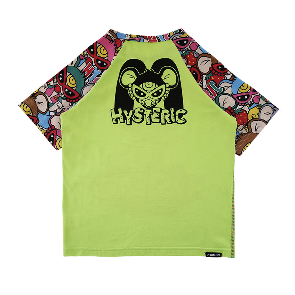 MOUSY MINI総柄 ラグラン半袖Tシャツ