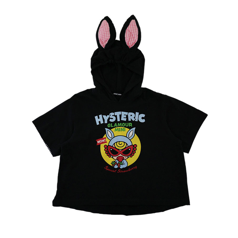BUNNY MINI HOODIE耳付き 半袖Tシャツ – Hystericmini OnlineStore