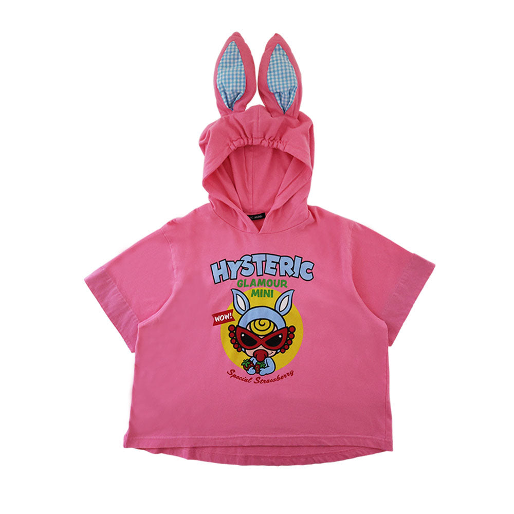 BUNNY MINI HOODIE耳付き 半袖Tシャツ – Hystericmini OnlineStore