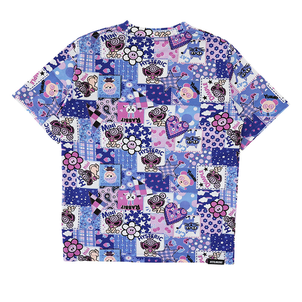SCRAP PATCHWORK総柄 半袖Tシャツ