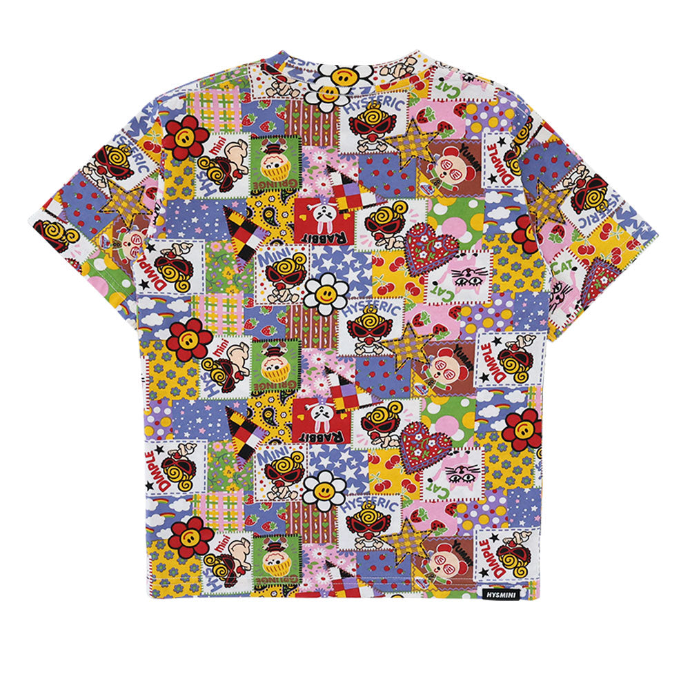 SCRAP PATCHWORK総柄 半袖Tシャツ