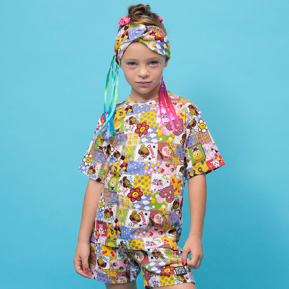 SCRAP PATCHWORK総柄 半袖Tシャツ