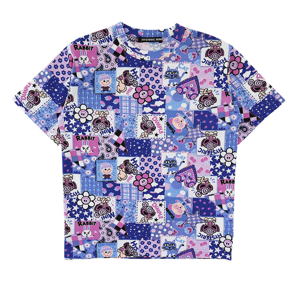 SCRAP PATCHWORK総柄 半袖Tシャツ
