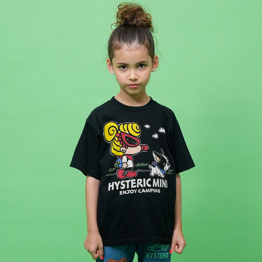 CAMP WITH MINI＆J 半袖Tシャツ