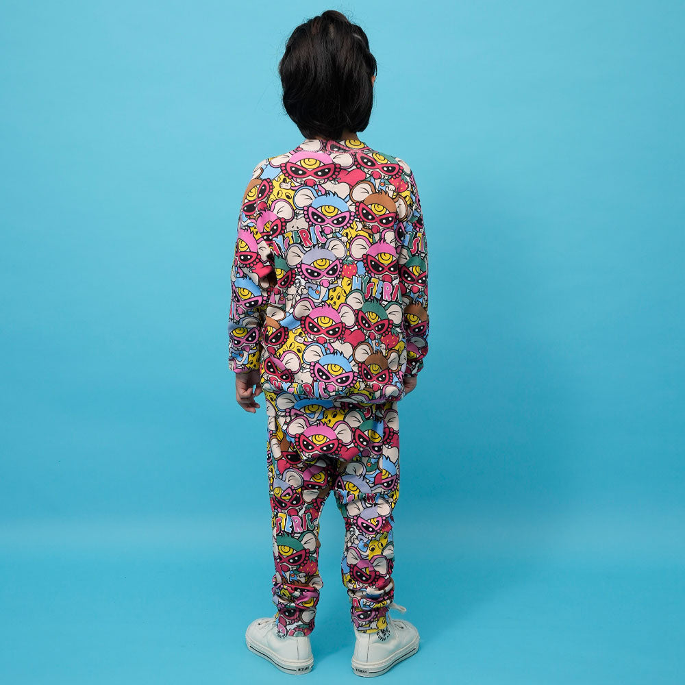 MOUSY MINI総柄 スウェットパンツ