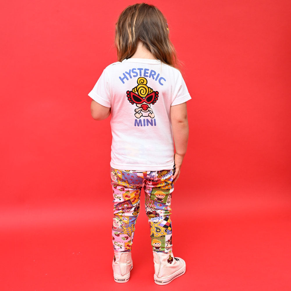 SCRAP PATCHWORK総柄 10分丈レギンス