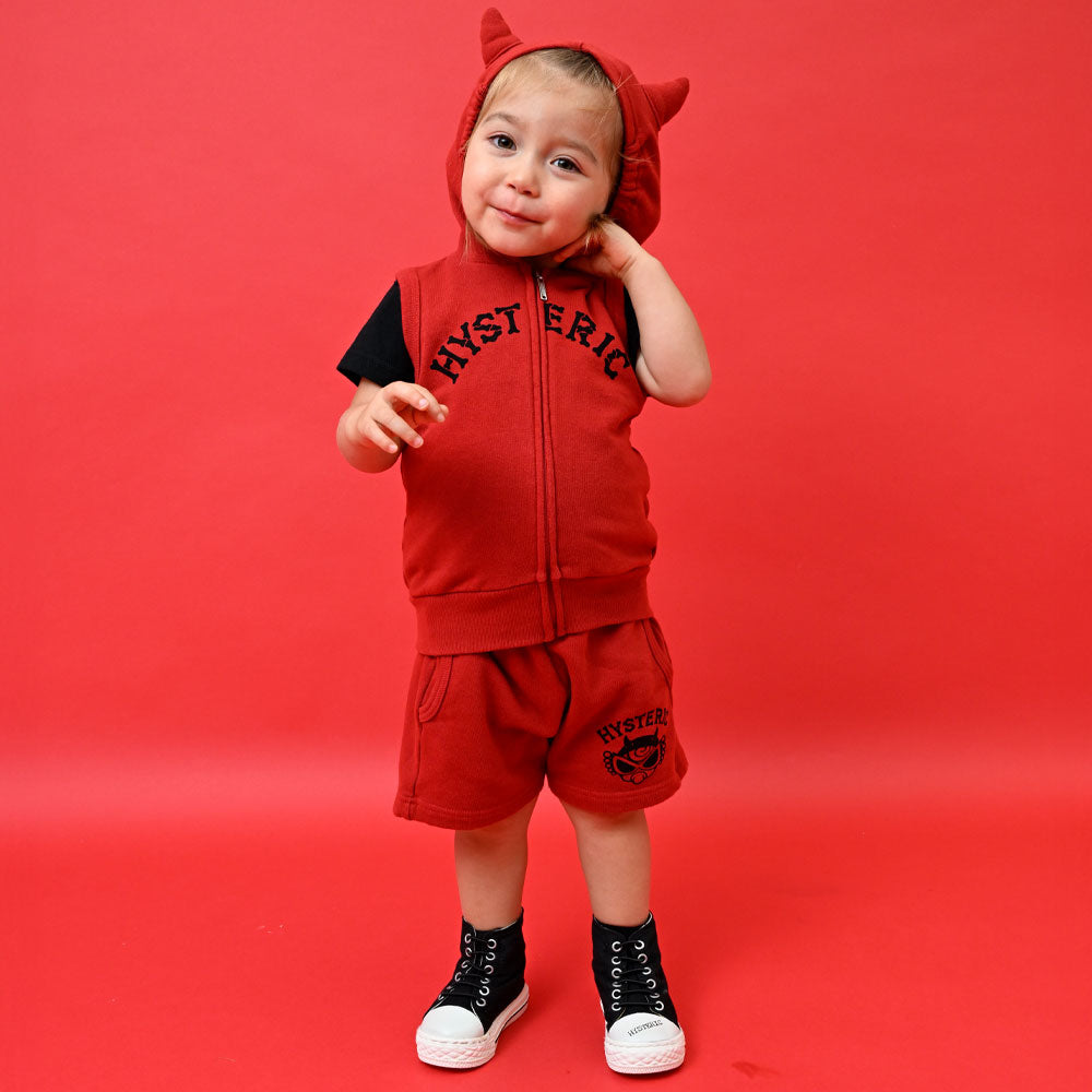 DEVILKIN しっぽ付き 裏毛ショートパンツ