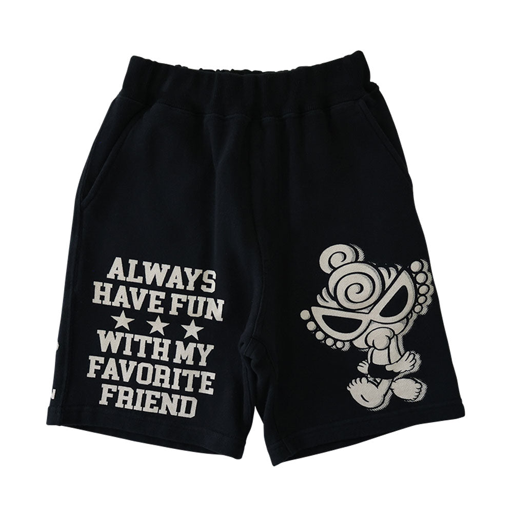 ALWAYS HAVE FUN 裏毛ハーフパンツ