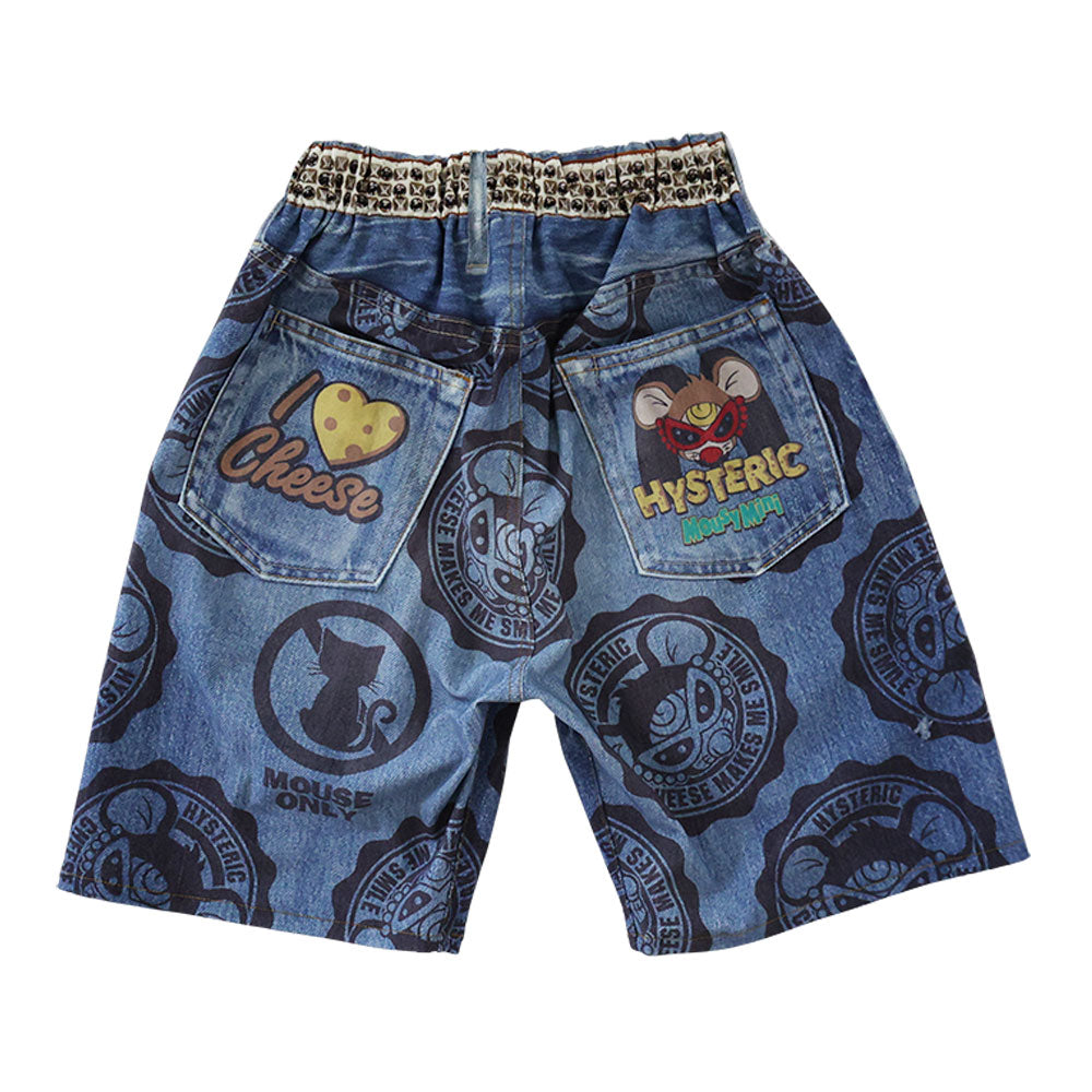 CHEESY MOUSY MINI Like a denim Viscotex ハーフパンツ