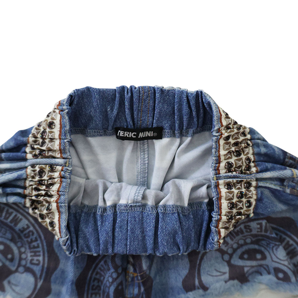 CHEESY MOUSY MINI Like a denim Viscotex ハーフパンツ