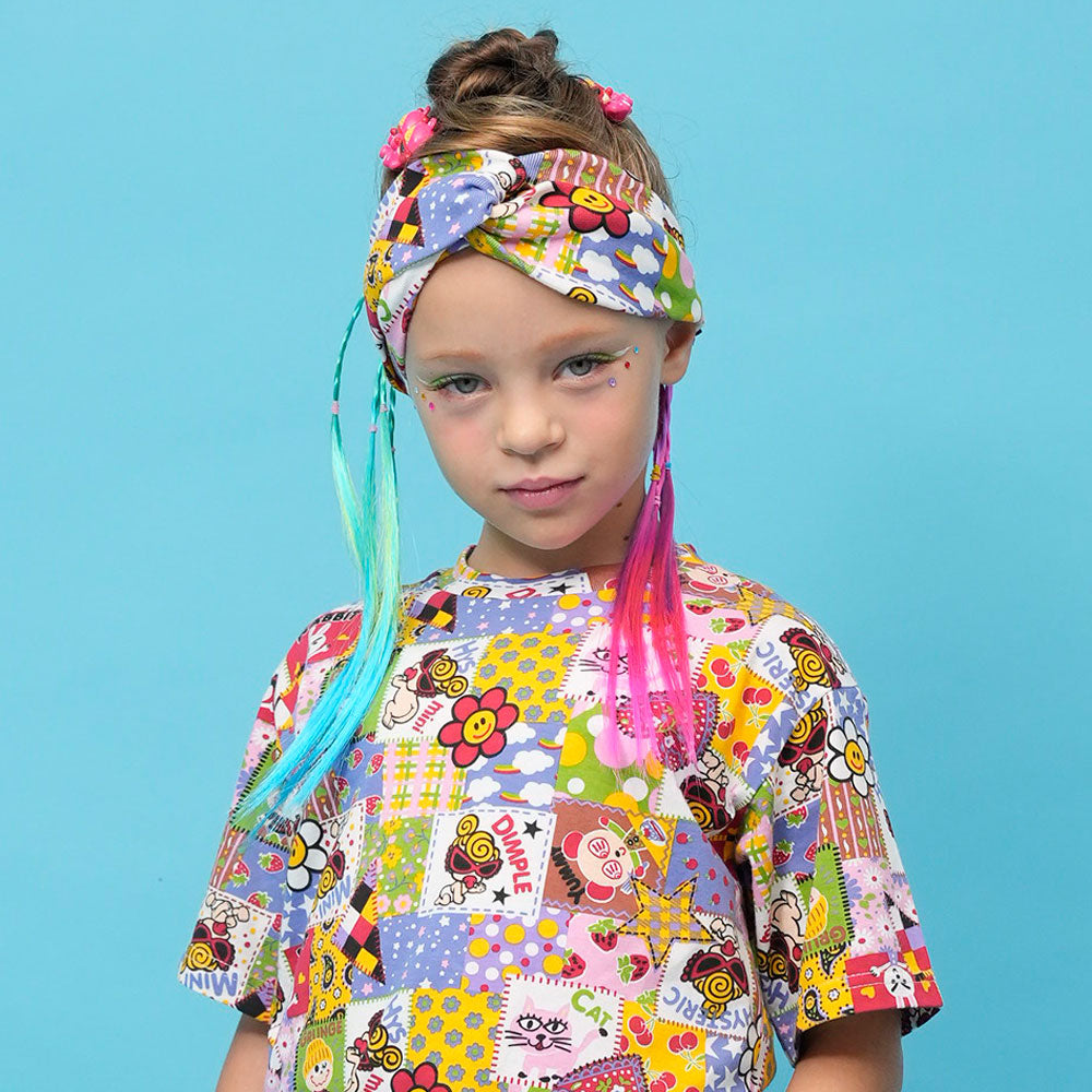 SCRAP PATCHWORK総柄 ヘアバンド