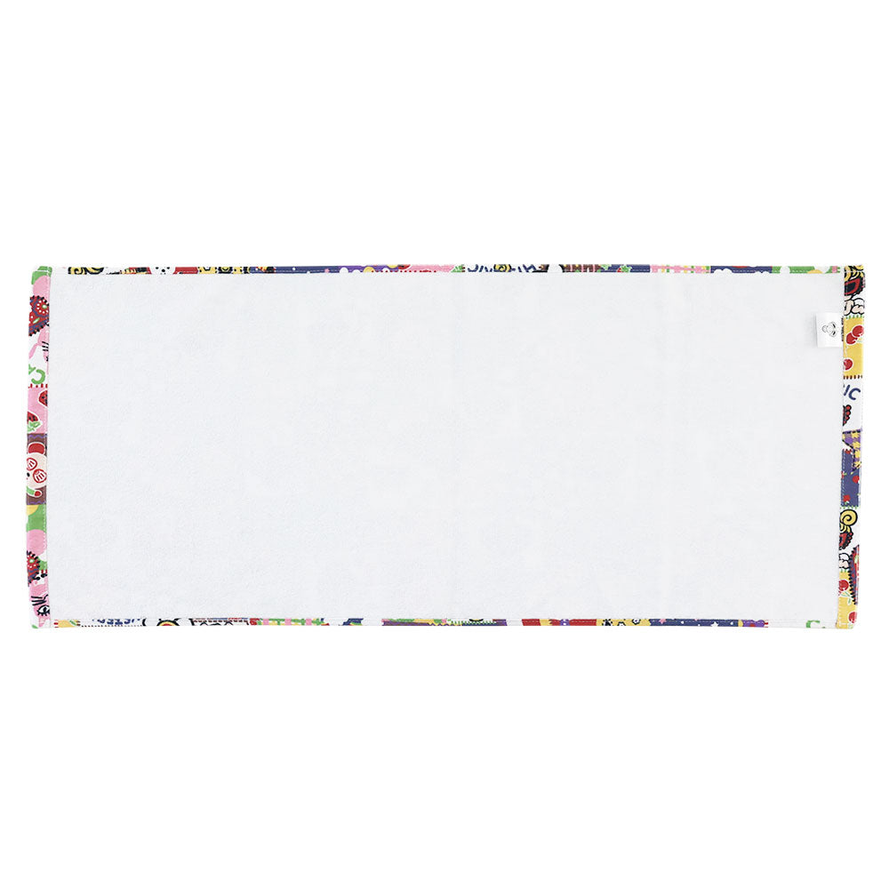 SCRAP PATCHWORK総柄 フェイスタオル