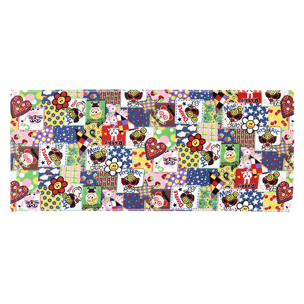 SCRAP PATCHWORK総柄 フェイスタオル