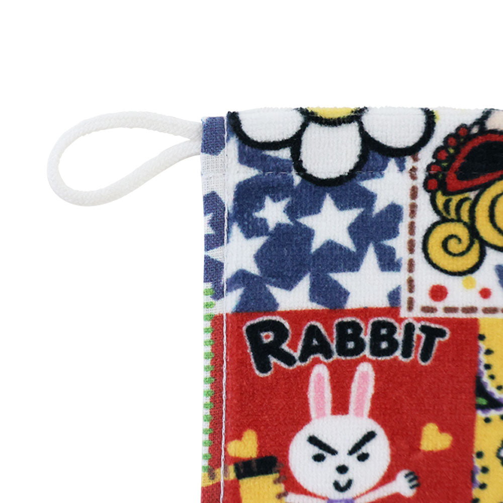 SCRAP PATCHWORK総柄 ハンドタオル