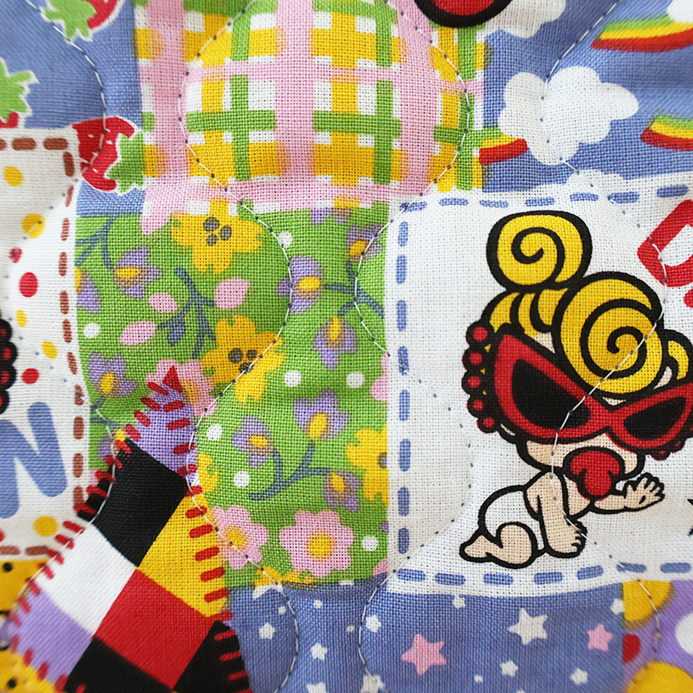 SCRAP PATCHWORK総柄 レッスンバッグ