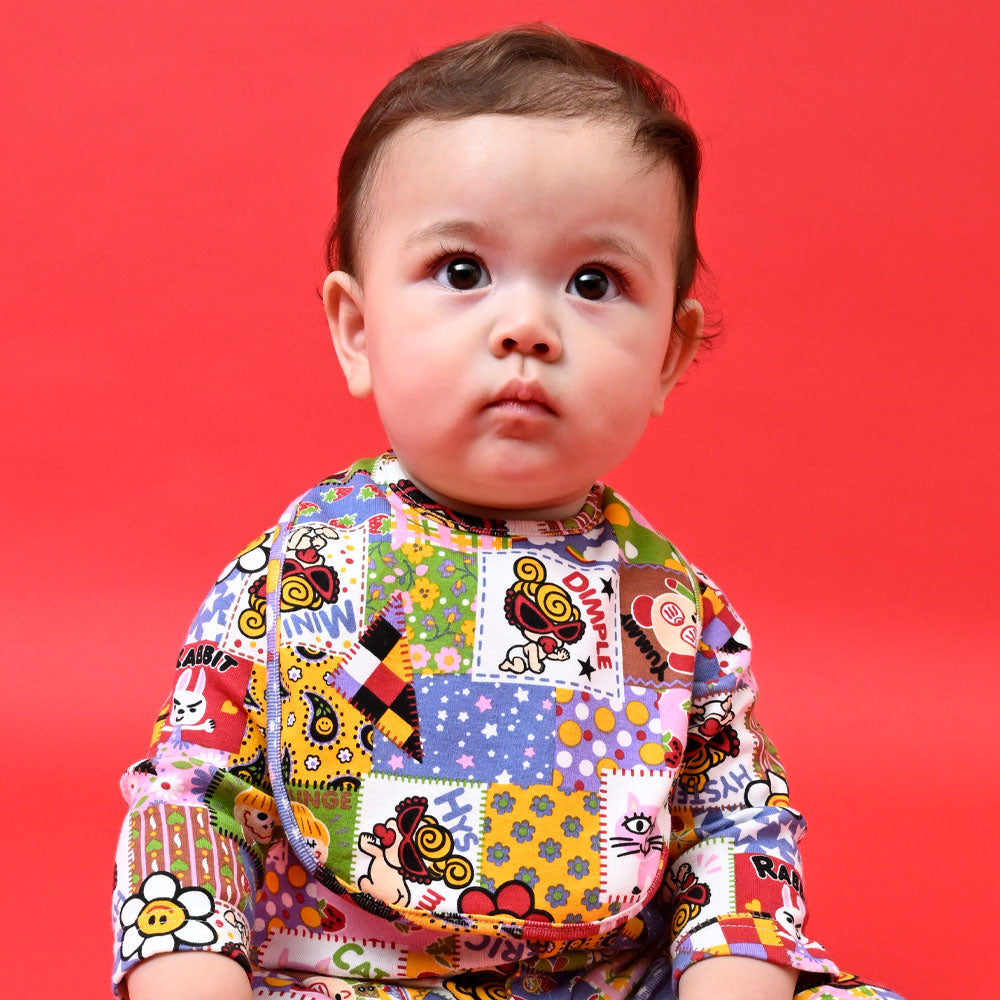 SCRAP PATCHWORK総柄 RV スタイ