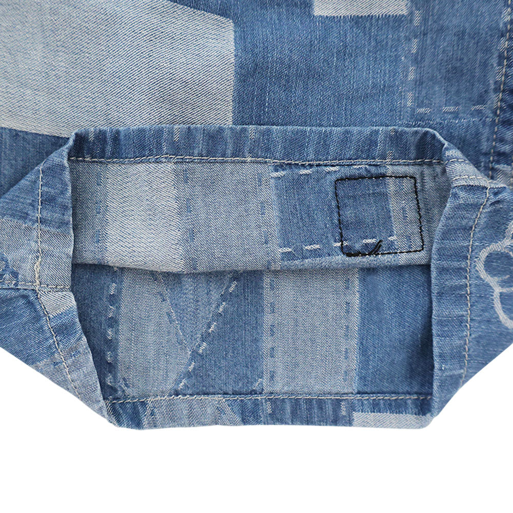 PATCHWORK DENIM JQ ハーフパンツ