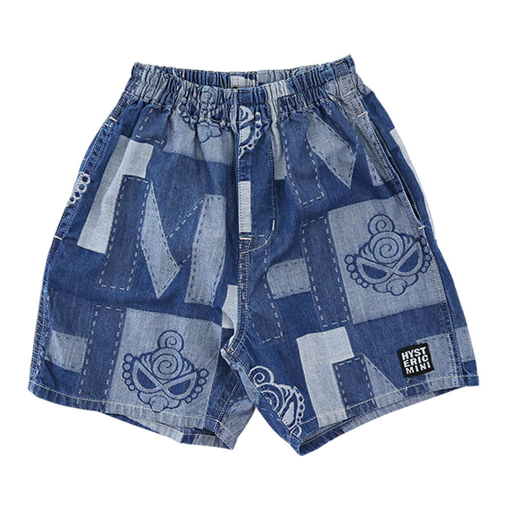 PATCHWORK DENIM JQ ハーフパンツ