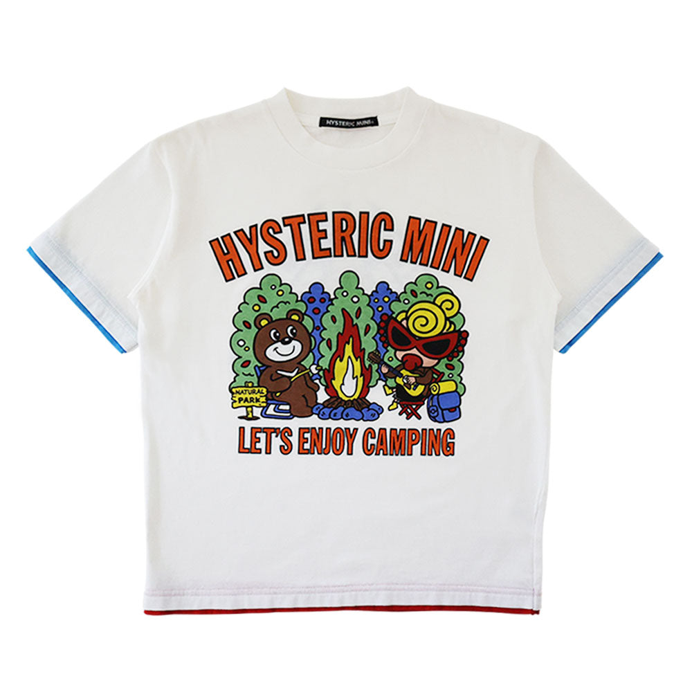 CAMP WITH BEAR&MINI 重ね着風 半袖Tシャツ – Hystericmini OnlineStore