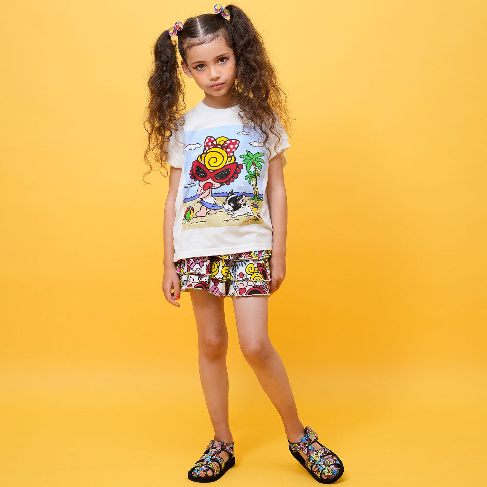 SUMMER TIME WITH J フレンチスリーブ Tシャツ