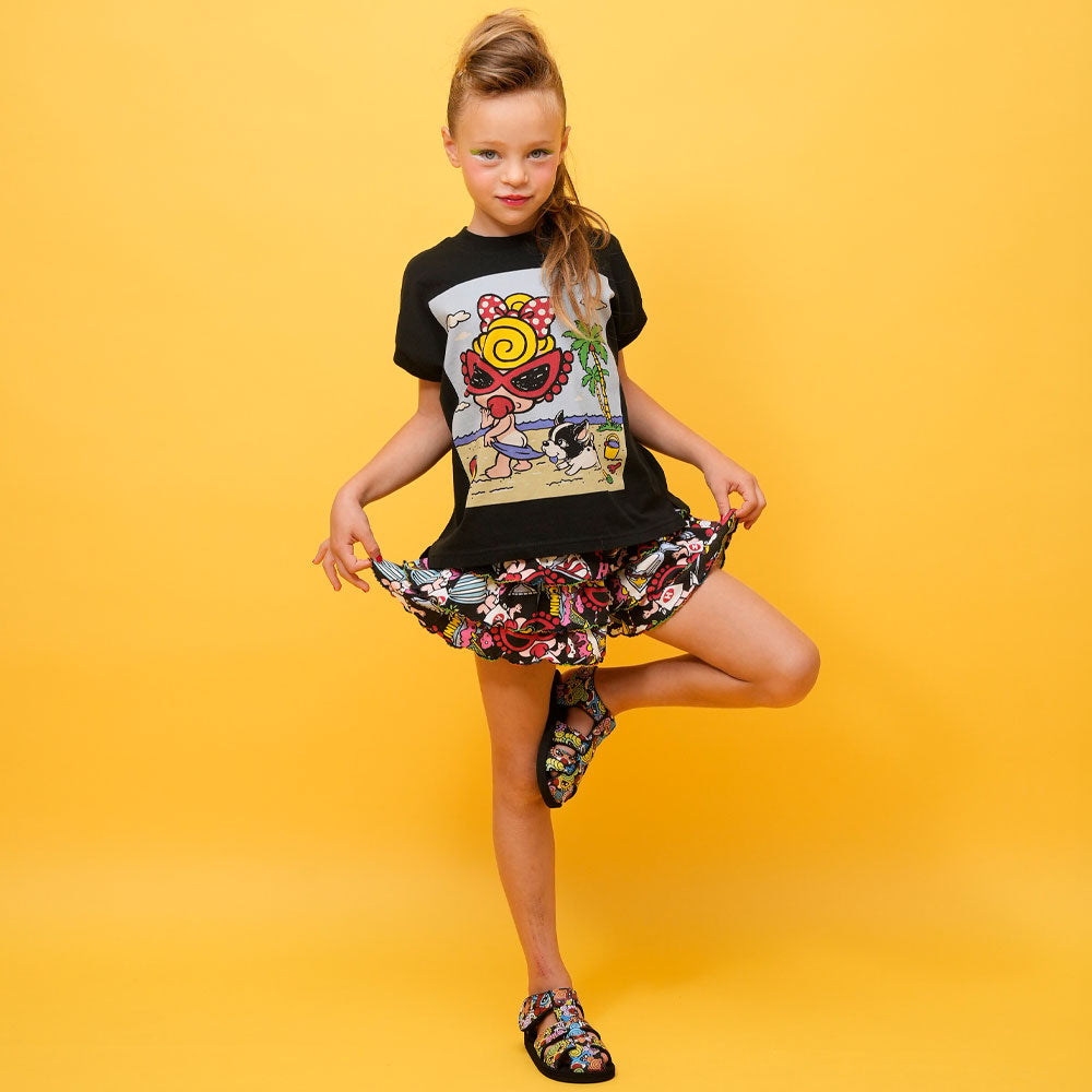 SUMMER TIME WITH J フレンチスリーブ Tシャツ