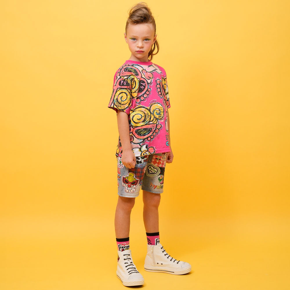 LOVELY MINI Viscotex 半袖Tシャツ